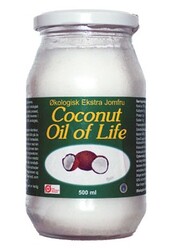 Kokosolie Ren jomfru Oil of life Øko