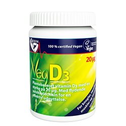 Veg D3 D-vitamin 20 mcg