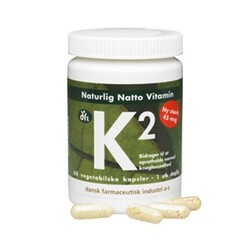 K2 vitamin 45 mcg naturlig natto