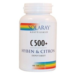 C-vitamin C500 hyben, citron Solaray