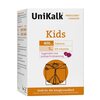 UniKalk Kids tyggetablet jordbr, hindbr Sdet med sorbitol